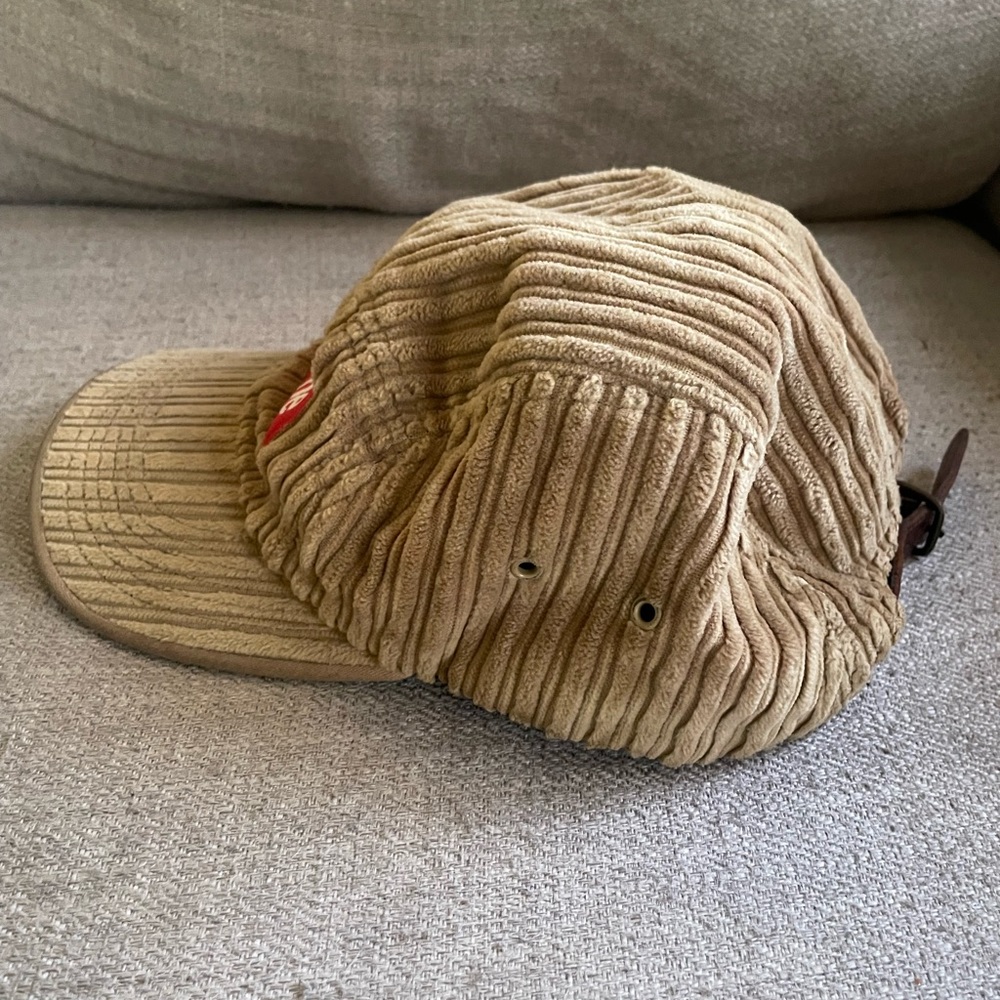 Supreme Rope Corduroy Camp Cap - Beige View 4